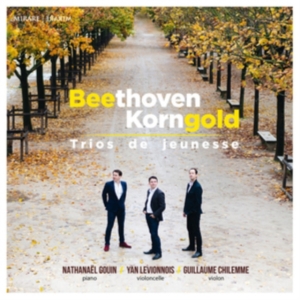 Nathanael Gouin - Beethoven/Korngold: Trios De Jeunesse in der Gruppe CD / Klassiskt,Övrigt bei Bengans Skivbutik AB (3760923)