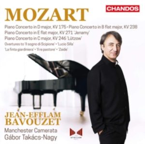 Jean-Efflam Bavouzet Manchester Ca - Mozart: Piano Concertos, Vol. 5 in der Gruppe Externt_Lager / Naxoslager bei Bengans Skivbutik AB (3761691)