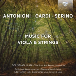 Antonioni Francesco Cardi Mauro - Music For Viola & Strings in der Gruppe Externt_Lager / Naxoslager bei Bengans Skivbutik AB (3761941)