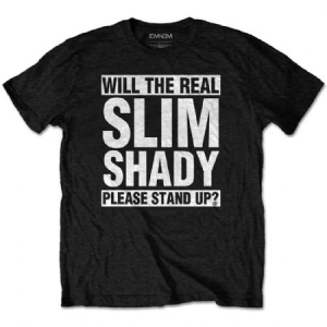 Eminem - Eminem Unisex Tee: The Real Slim Shady in der Gruppe Merchandise bei Bengans Skivbutik AB (3762838)
