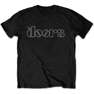 The Doors - Logo Uni Bl (L) in der Gruppe MERCHANDISE / T-shirt / Pop-Rock bei Bengans Skivbutik AB (3762840)