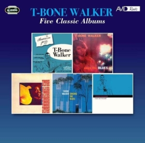Walker T-Bone - Five Classic Albums in der Gruppe CD / Jazz bei Bengans Skivbutik AB (3766549)
