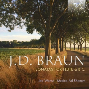 Braun Jean-Daniel - Sonatas For Flute & B.C. (4 Cd) in der Gruppe CD bei Bengans Skivbutik AB (3778539)