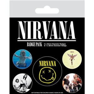 Nirvana - Badge Pack in der Gruppe Minishops / Nirvana bei Bengans Skivbutik AB (3778765)