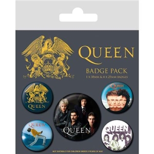 Queen - Badge Pack in der Gruppe MK Export CDON Merch bei Bengans Skivbutik AB (3778771)