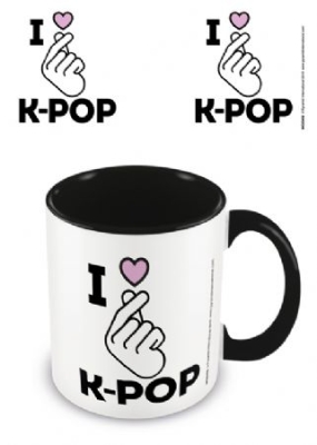 K-Pop - I Love K-Pop - Black Coloured Inner Mug in der Gruppe CDON - Exporterade Artiklar_Manuellt / Merch_CDON_exporterade bei Bengans Skivbutik AB (3779074)