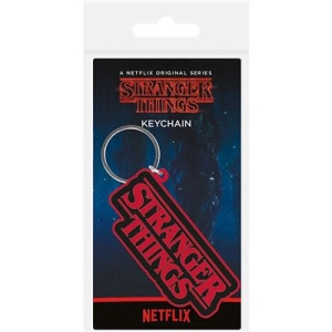 Stranger Things - Stranger Things (Logo) Rubber Keychain in der Gruppe MERCHANDISE / Schlüsselanhänger / TV-serie bei Bengans Skivbutik AB (3779077)