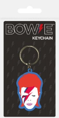 David Bowie - David Bowie (Aladdin Sane) Rubber Keycha in der Gruppe Merchandise bei Bengans Skivbutik AB (3779079)