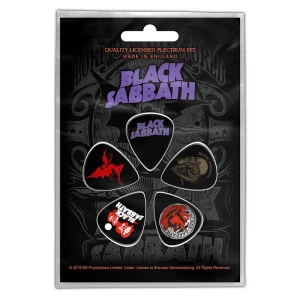 Black Sabbath - Purple Logo Retail Packed Plectrum Pack in der Gruppe MERCHANDISE / Merch / Hårdrock bei Bengans Skivbutik AB (3790683)