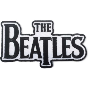 The Beatles - Black Drop T Logo Die-Cut Standard Patch in der Gruppe MERCHANDISE / Merch / Pop-Rock bei Bengans Skivbutik AB (3791175)