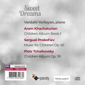 Varduhi Yeritsyan - Sweet Dreams in der Gruppe CD / Klassiskt,Övrigt bei Bengans Skivbutik AB (3793779)