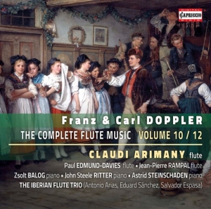 Doppler Franz Doppler Carl - The Complete Flute Music, Vol. 10 in der Gruppe Externt_Lager / Naxoslager bei Bengans Skivbutik AB (3799049)