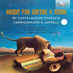 Campogrande Nicola Castelnuovo-Te - Music For Guitar & Choir in der Gruppe Externt_Lager / Naxoslager bei Bengans Skivbutik AB (3799110)