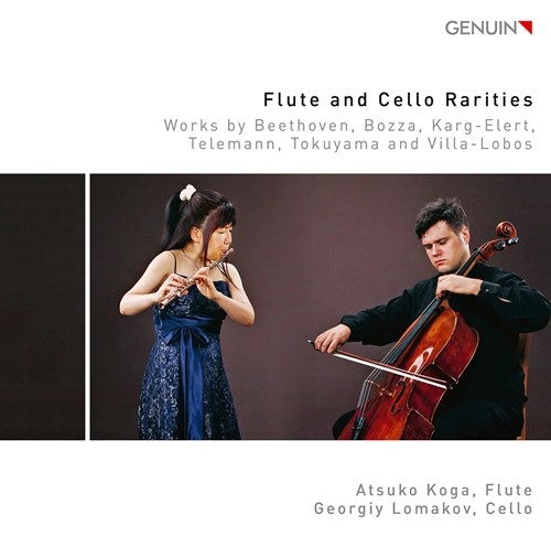 Various - Flute & Cello Rarities - Works By B in der Gruppe CD / Bestseller bei Bengans Skivbutik AB (3808035)
