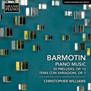 Barmotin Semyon - Piano Music - 20 Preludes, Op. 12 in der Gruppe Externt_Lager / Naxoslager bei Bengans Skivbutik AB (3811908)