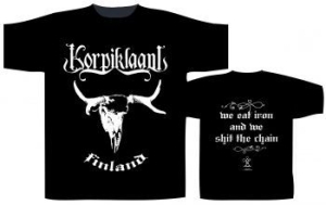 Korpiklaani - T/S We Eat Iron (M) in der Gruppe Merchandise bei Bengans Skivbutik AB (3814239)
