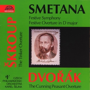 Smetana Bedrich Å kroup FrantiÅ¡ek - Festive Symphony, Festive Overture, in der Gruppe Externt_Lager / Naxoslager bei Bengans Skivbutik AB (3814389)