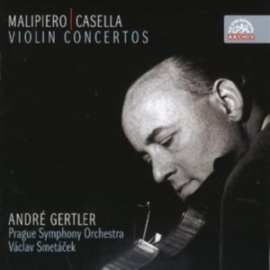 Malipiero Gian Francesco Casella - Violin Concertos in der Gruppe Externt_Lager / Naxoslager bei Bengans Skivbutik AB (3814619)