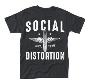 Social Distortion - T/S Winged Wheel (Xl) in der Gruppe MERCHANDISE / T-shirt / Pop-Rock bei Bengans Skivbutik AB (3815420)