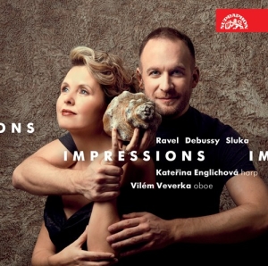 Ravel Maurice Sluka LuboÅ¡ Debus - Impressions: Works For Oboe And Har in der Gruppe Externt_Lager / Naxoslager bei Bengans Skivbutik AB (3817488)