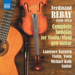 Rebay Ferdinand - Complete Sonatas For Violin/Viola & in der Gruppe Externt_Lager / Naxoslager bei Bengans Skivbutik AB (3824607)