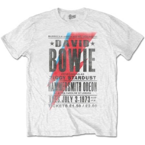 David Bowie - T-shirt - Hammersmith Odeo -   in der Gruppe Merchandise bei Bengans Skivbutik AB (3826310r)