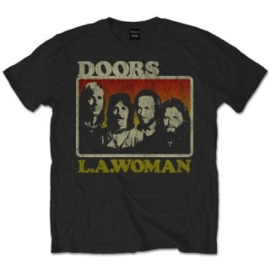 The Doors - La Woman Uni Bl    in der Gruppe MERCH / T-Shirt / Rockoff_Nya April24 bei Bengans Skivbutik AB (3826819r)