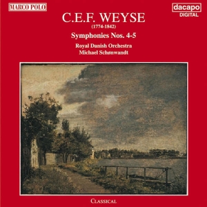 Weyse Christoph Ernst Friedri - Symfonier 4-5 in der Gruppe Externt_Lager / Naxoslager bei Bengans Skivbutik AB (3827084)