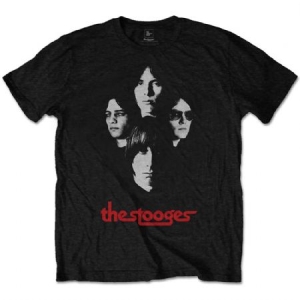 The Stooges - Group Shot Uni Bl T-Shirt  (L) in der Gruppe MERCHANDISE / T-shirt / Punk bei Bengans Skivbutik AB (3828288)