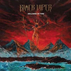 Black Viper - Hellions Of Fire (Red/Yellow Vinyl in der Gruppe VINYL / Hårdrock/ Heavy metal bei Bengans Skivbutik AB (3832632)