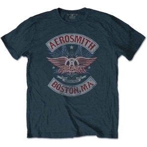 Aerosmith - Boston Pride Uni Denim    in der Gruppe MERCH / T-Shirt / Rockoff_Nya April24 bei Bengans Skivbutik AB (3833925r)