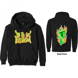 Billie Eilish -  Unisex Pullover Hoodie Black - Airbrush in der Gruppe CDON - Exporterade Artiklar_Manuellt / T-shirts_CDON_Exporterade bei Bengans Skivbutik AB (3833954)