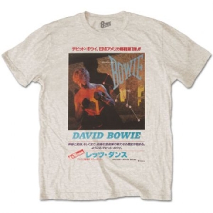 David Bowie - Japanese Text Uni Sand    in der Gruppe MERCH / T-Shirt / Rockoff_Nya April24 bei Bengans Skivbutik AB (3833997r)