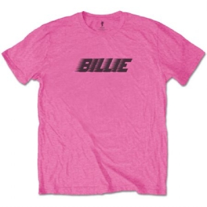 Billie Eilish - Racer Logo & Blohsh Uni Pink    in der Gruppe MERCH / T-Shirt / Rockoff_Nya April24 bei Bengans Skivbutik AB (3835678r)