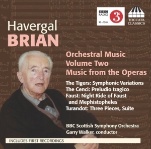 Brian - Orchestral Music Vol.2 in der Gruppe Externt_Lager / Naxoslager bei Bengans Skivbutik AB (3837592)