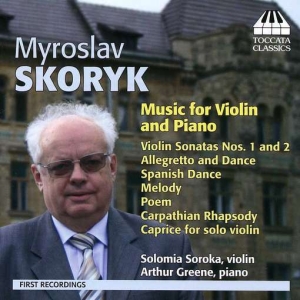 Skoryk - Music For Violin & Piano in der Gruppe Externt_Lager / Naxoslager bei Bengans Skivbutik AB (3837598)