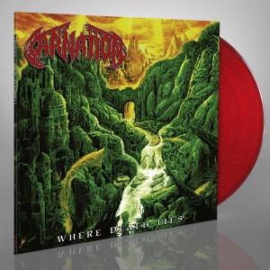 Carnation - Where Death Lies (Clear Red Vinyl) in der Gruppe VINYL / Hårdrock bei Bengans Skivbutik AB (3840318)