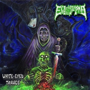 Ectoplasma - White-Eyed Trance (Blue Vinyl Lp) in der Gruppe VINYL / Hårdrock bei Bengans Skivbutik AB (3843741)