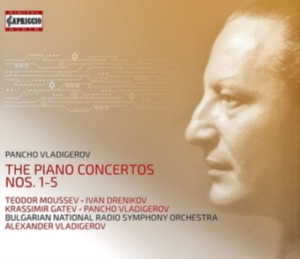 Vladigerov Pancho - The Piano Concertos Nos. 1-5 (3 Cd) in der Gruppe Externt_Lager / Naxoslager bei Bengans Skivbutik AB (3846985)