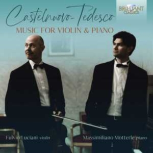 Mario Castelnuovo-Tedesco - Music For Violin & Piano in der Gruppe Externt_Lager / Naxoslager bei Bengans Skivbutik AB (3846989)