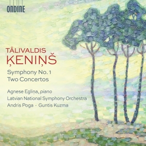 Kenins Talivaldis - Symphony No. 1 Two Concertos in der Gruppe Externt_Lager / Naxoslager bei Bengans Skivbutik AB (3852992)