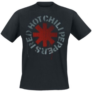 Red Hot Chili Peppers - Stencil Uni Bl T-Shirt in der Gruppe MERCHANDISE / T-shirt / Pop-Rock bei Bengans Skivbutik AB (3863530r)