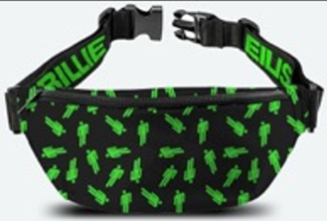 Billie Eilish - Bumbag Pattern - Bad Guy in der Gruppe Labels /  bei Bengans Skivbutik AB (3868083)