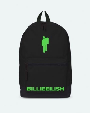 Billie Eilish - Classic Backpack Black - Bad Guy in der Gruppe Labels /  bei Bengans Skivbutik AB (3868084)