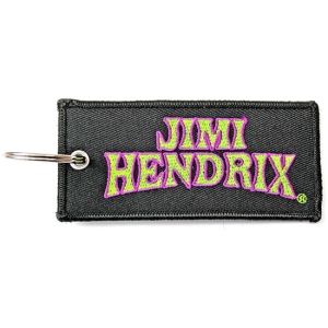 Jimi Hendrix - Keychain: Arched Logo in der Gruppe MERCHANDISE / Merch / Pop-Rock bei Bengans Skivbutik AB (3880824)