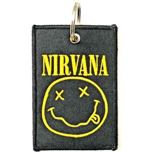 Nirvana  - Keychain: Happy Face (Double Sided) in der Gruppe MERCHANDISE / Schlüsselanhänger / Heavy Metal bei Bengans Skivbutik AB (3880830)