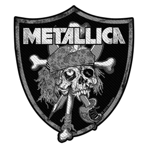 Metallica - Raiders Skull Standard Patch in der Gruppe MERCHANDISE / Merch / Hårdrock bei Bengans Skivbutik AB (3880861)