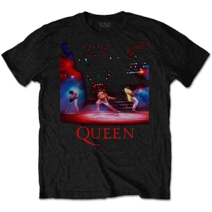 Queen - Live Shot Spotlight Uni Bl T-Shirt (M) in der Gruppe MERCHANDISE / T-shirt / Pop-Rock bei Bengans Skivbutik AB (3881503)