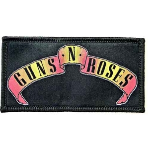 Guns N Roses - Scroll Logo Printed Patch in der Gruppe MERCHANDISE / Accessoarer / Hårdrock bei Bengans Skivbutik AB (3881711)