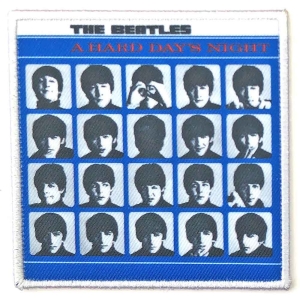 The Beatles - A Hard Day's Night Woven Patch in der Gruppe MERCHANDISE / Accessoarer / Pop-Rock bei Bengans Skivbutik AB (3881742)